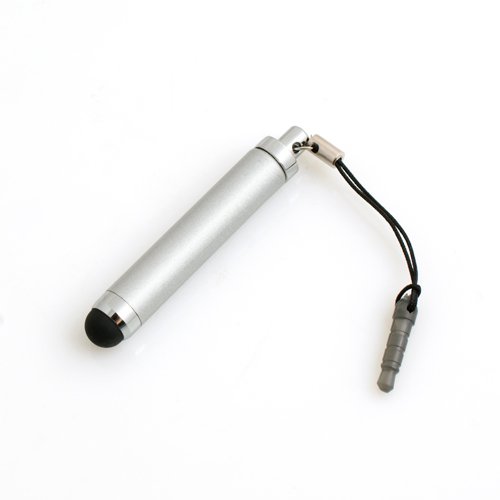 SYSTEM S Mini capacitiva de lápiz óptico de Pantalla Extensible para Samsung Galaxy S3 Mini I8190 S III i9300, Plata