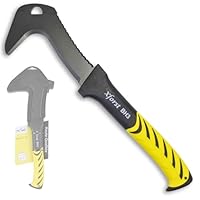 Xforst X-BH3 Garten Machete Sägehippe mit Glasfasergriff - Inklusive Schutzhülle - Extra leicht - Gesamtlänge 37 cm