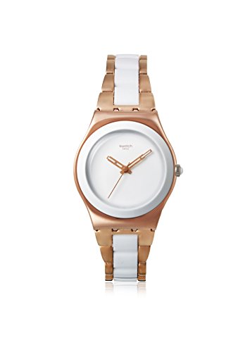 Swatch Women's YLG121G Rose Pearl Stainless Steel Watch
