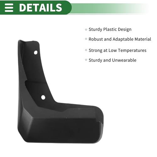 Image of Motoforti Mud Flaps Splash Guards Mud Guards for Ford Escort 2019-2021 W /Mount Accessories