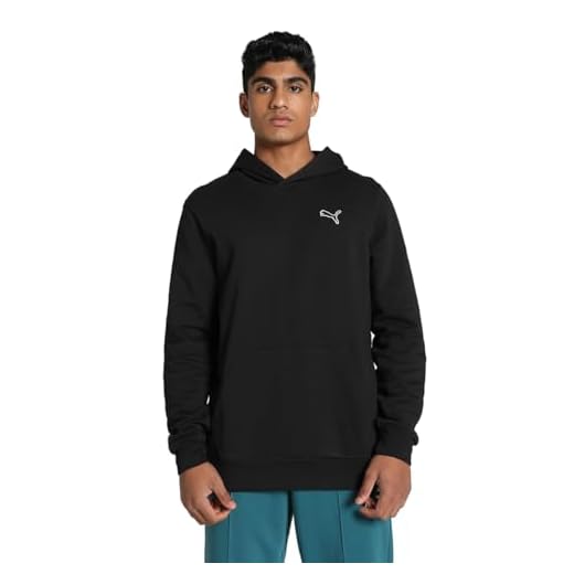 PUMA Better Essentials Hoodie FL Sudor, Hombre, Negro Black, L