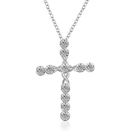 Colliers en zircon cubique pendentifs argent 925 anti-allergies