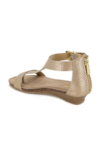 Image of Kenneth Cole REACTION Women's Great Gal T-Strap Wedge Sandal
