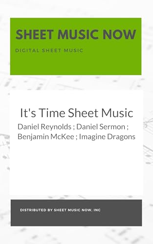 It's Time Sheet Music (English Edition)