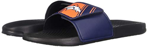 Image of FOCO mens NFL Team Logo Legacy Sport Slide Sandals