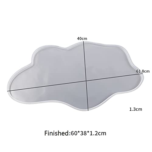 24 Inch Large Silicone Table Resin Epoxy Mold, Charcuterie Board Tray Casting Molds , River Table, Coffee Table, Modern Desk Night Stand, DIY Cutting Board Making Mould, Home Art Decoration Agate - Image 4