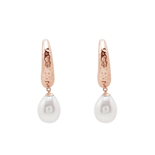 Créoles perle or rose argent 925 : offrez un éclat intemporel et raffiné pour un anniversaire