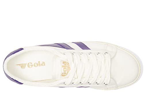 Image of Gola Tennis Mark Cox Off-White /Violet 9 B (M)