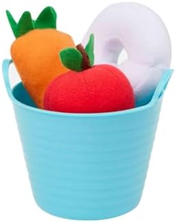 LeMieux Toy Pony Treat Bucket - Soft Fabric Apple, Carrot & Mint Treats - Hook & Loop Fastenings Attach to Inside of Toy Pony's Mouth - Suitable for Ages 3+ image 5