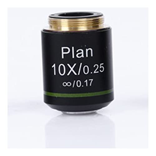 Microscope 4X 10X 40X 100X Biological Microscope Objectives Lens(10X)