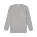 Rasco Fire Retardant Henley Work T-shirt, GRAY, 2XL