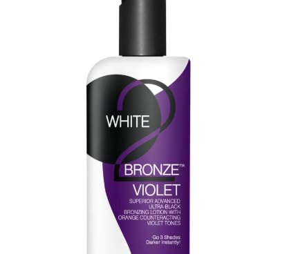 WHITE 2 BRONZE VIOLET Black Bronzer - 8.5 oz.
