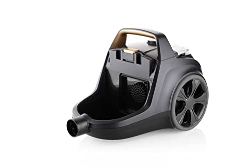 ETA Beutelloser Staubsauger Grande Animal I 850W I 2X HEPA-Filter I 3.2l Volumen I Einzigartiger DermoPet-Aufsatz für Tierfelle und Tierhaare I Bodenstaubsauger