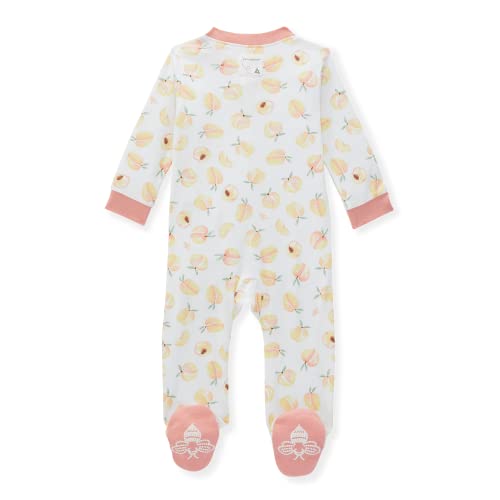 Image of Burt's Bees Baby unisex-baby Sleep & Play, Organic One-piece Romper-jumpsuit Pj, Zip Front Footed Pajama