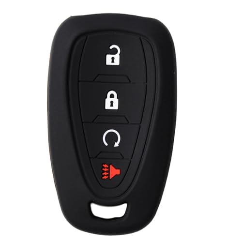 Remote Key Fob Cover Case Protector for Chevrolet Equinox Trax Malibu Trailblazer Traverse Blazer Bolt Sonic Cruze Volt Spark Camaro HYQ4AA