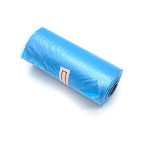 Image of Portable Plastic Diaper odor bags Disposal Bags Roll With Plastic Box Cover (Blue)