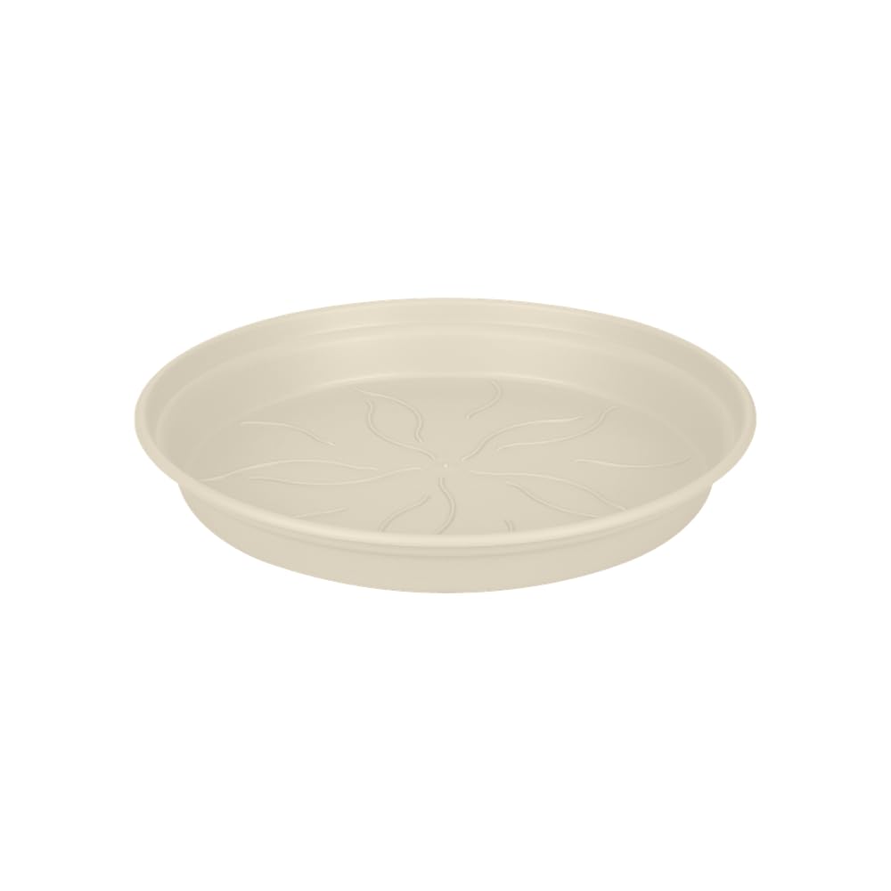 elho Green Basics Saucer 29 - Saucer for Indoor Outdoor, Grow your Own & Accessories - diameter 29.3 x H 4.2 cm - White/Cotton White - Image 2