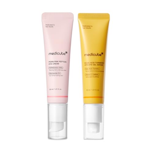 medicube Eye Jelly Serum & Eye Cream Duo: Kojic Acid Brightening ...