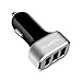 PowerBot PB510 5.1A 25W Ultra High-Performance 3Port Smart Travel Rapid Charger High-Speed USB Cigarette Lighter Socket Port Adapter w/SmartIC Technology for Tablets, Android, Smartphones and More