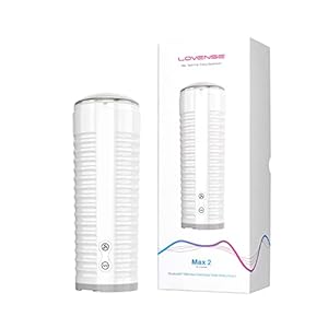 LOVENSE Max 2 Bluetooth Electric Cup Masturbators, Vibration met APP-Afstandsbediening Programma, Sex Toyz voor Men