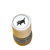 Bonito sello de animales con gatos negros para tarjetas de sello, cartas y diarios, decoración pequeña, portátil, ligero, sello de animales para estudiantes