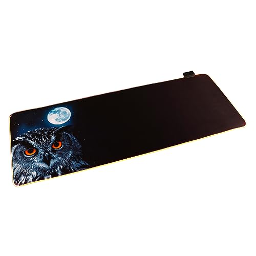 Tapis de souris gaming lumineux RGB Ciieeo antidérapant pour bureau
