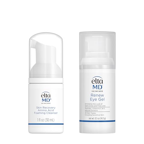 EltaMD Skin Recovery Amino Acid Cleanser + Renew Eye Gel Trial Duo