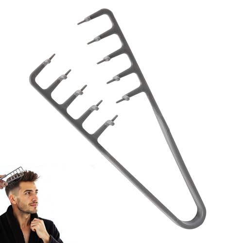 Peine de textura Demarzily para hombre gris miniatura 1