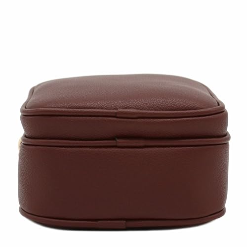Image of FashionPuzzle Multi Pocket PU Leather Casual Medium Crossbody Bag with Adjustable Strap