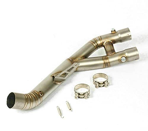 MT-10/R1 2015-21用 ステンレス中間パイプ 高耐久 Amazon | オートバイ排気口 エキゾーストパイプ 中間パイプ バイク