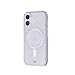 Tech21 EvoSparkle Case for iPhone 17 – Clear/Focus | Slim Protective Case | Impact Protection | MagSafe Compatible