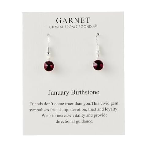 Philip Jones January Birthstone Drop Earrings Cover