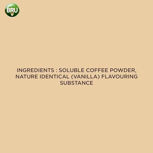 Image of Bru Gold Vanilla Granule Bottle 55 Gram|Flavoured Instant Coffee|Flavourful Twist To Your Everyday Coffee|Made With Freeze-Dried Coffee|Makes 40 Cups (Pack of 2)