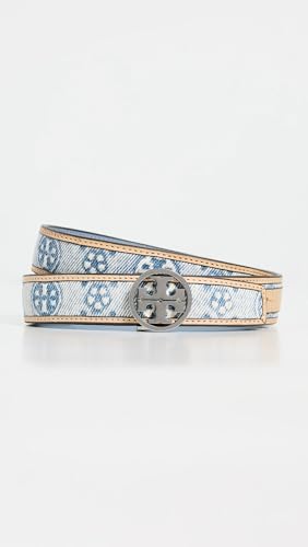 Tory Burch Women's 1" Miller Denim Belt2