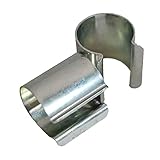 Juego de 20 abrazaderas metálicas muy resistentes.Estas abrazaderas para invernadero son inoxidables gracias al revestimiento de zinc.Para estructura de invernadero de tubo redondo:Diámetro de 35 mm.Fijación ideal para fijar el plástico PE para invernadero 200 µ.