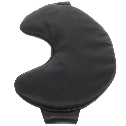 Masque yeux en satin et coton ajustable doux pour préserver les cheveux