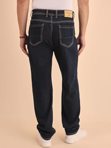 Image of Style Quotient Men Relaxed Fit High Rise Cotton Jeans
