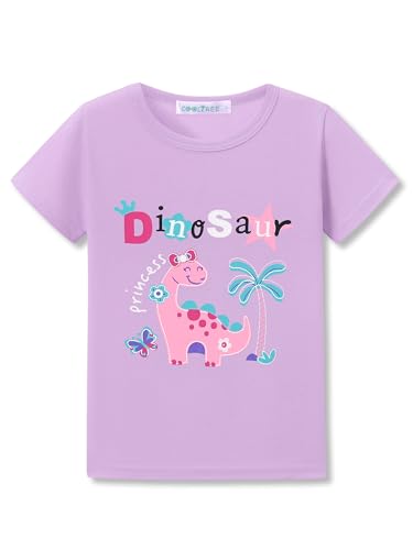 Toddler Girls' Short Sleeve Graphic T-Shirts - Green Blouse with Ice - Cream Print for Little Girls Size 2T-5T
