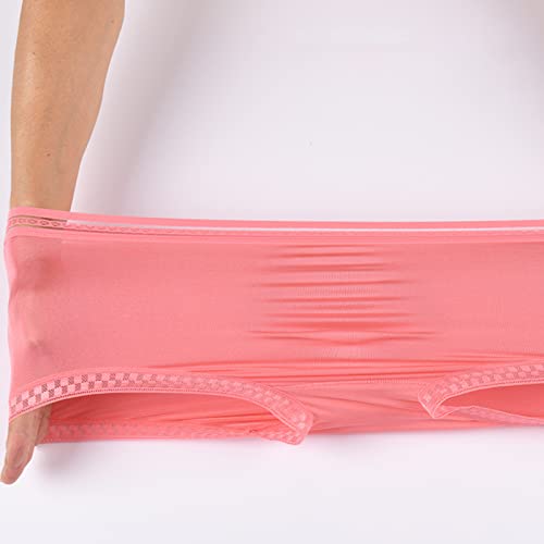 Evankin Mens Lace Boxer Briefs Sexy Translucent Underwear Ice Silk Seamless Lingerie Bulge Pouch4