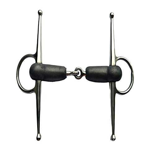 Bouche Cheval Acier Inoxydable équitation Bit équitation équipement de Course Snaffle de Liaison cuivre Bit équestre Décoration Accessoires (Color : 140mm)
