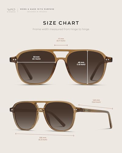 WearMe Pro Polarized Aviator Classic Double Bridge Women's Sunglasses4