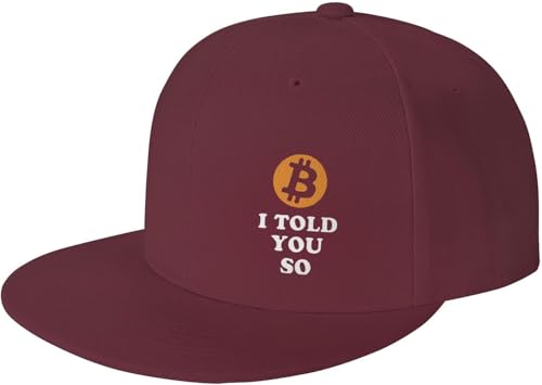 I Told You So Bitcoin Adjustable Outdoor Baseball Hat Flat Hat
