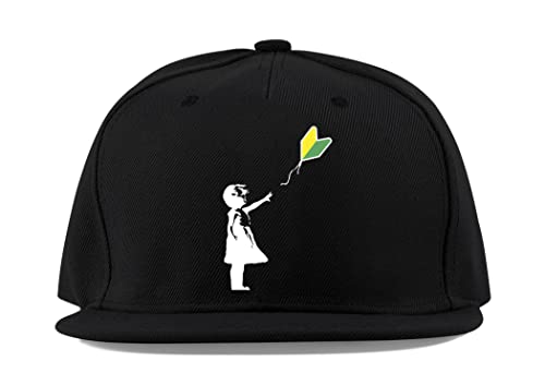 Casquette Banksy noire à visière plate pour vos sorties urbaines JDM