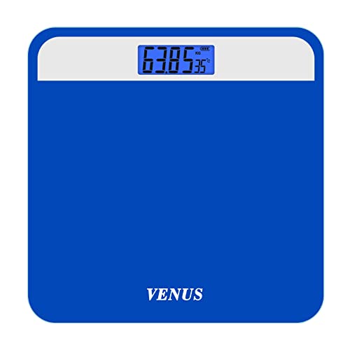 Image of Venus (Made in India) Electronic Digital Personal Bathroom Weight Machine For Body Weight Upto 180 Kg Weighing Scale With 24 Months Warranty, Blue