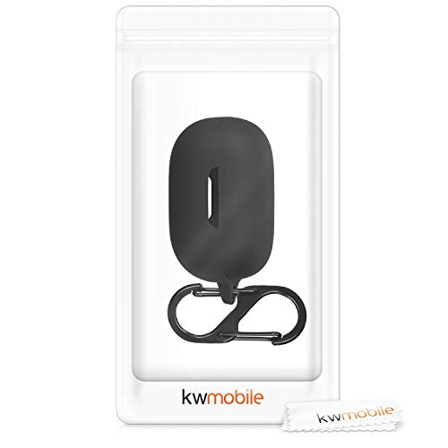 kwmobile case compatibel met JBL Live Pro Plus - Hoesje voor oordopjes in zwart - Image 8