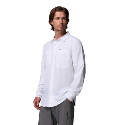 Image of Columbia Men Omni-Shade Silver Ridge Utility Lite Hiking and Trekking Long Sleeve Shirt