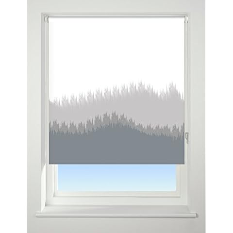 UNIVERSAL Grey Thermal Blackout Roller Blind Cover