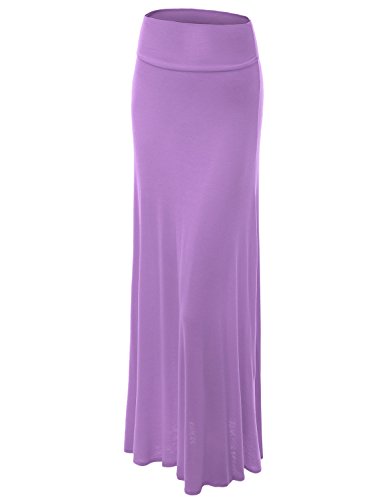 CTC Womens Lightweight Floor Length Maxi Skirt