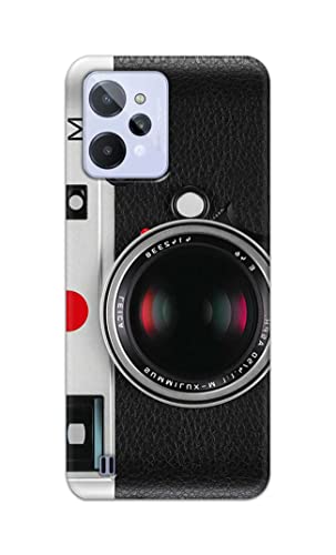 Image of Printed Hard Back Cover Case for Realme C31 Back Cover (Vintage Camera) -702