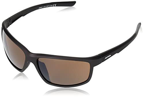 ALPINA Unisex - Adulti, DEFEY Occhiali sportivi, tin matt-black, One Size